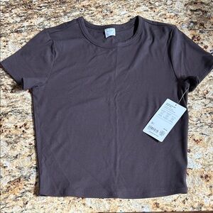 Classic Chocolate Crop Tee - Athleta Brand